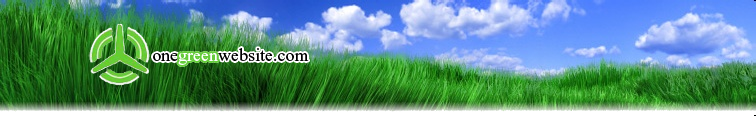 Reduce your Carbon Footprint with Green Web Hosting @ OneGreenWebsite.com
